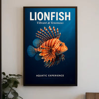 Lionfish Vibrant & Venomous Poster PosterGoat