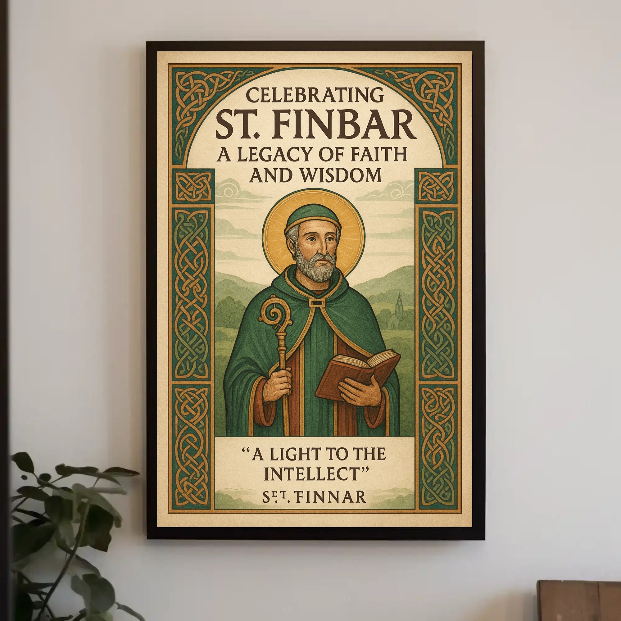 Celebrating St. Finbar Poster PosterGoat