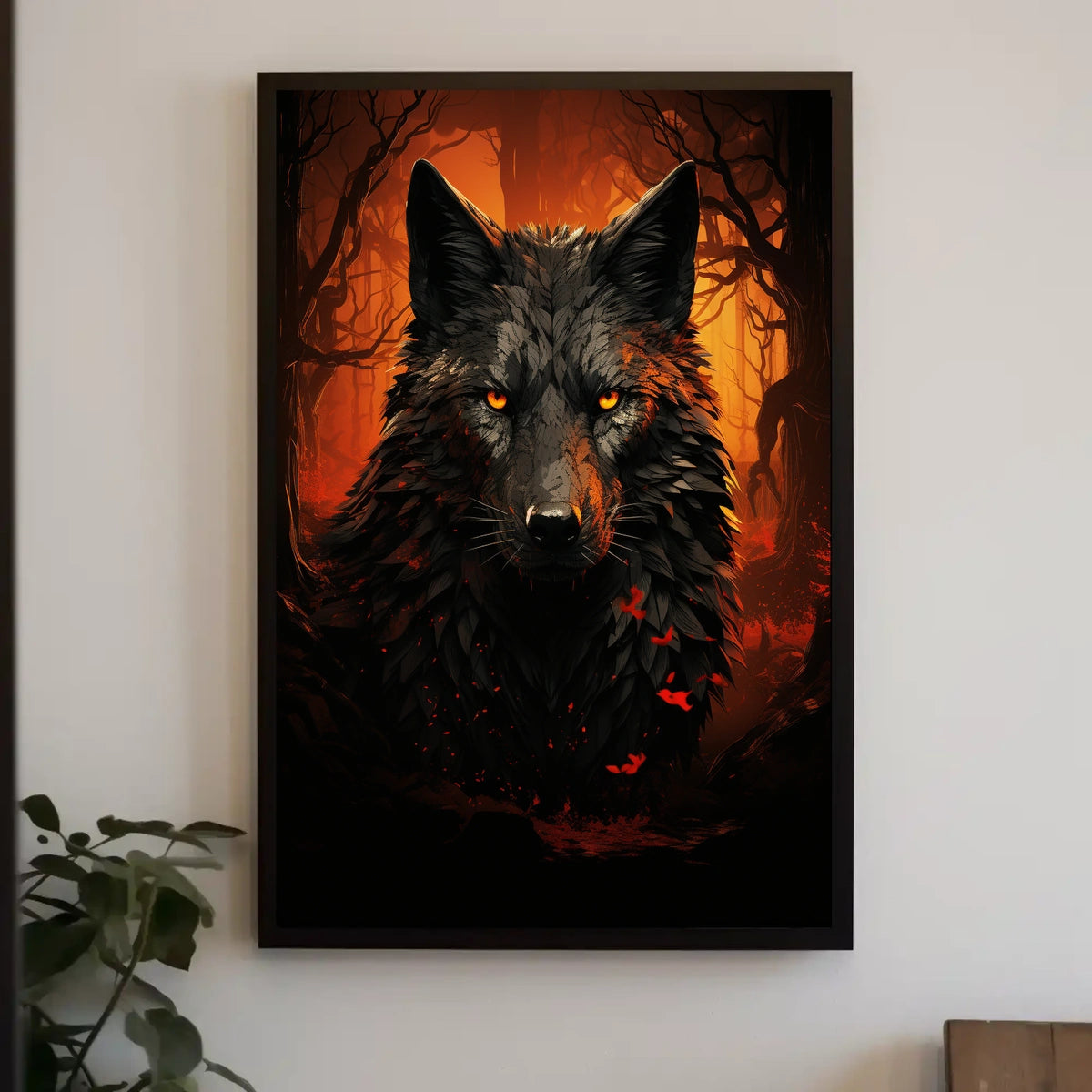 The Enigmatic Wolf Poster