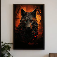 The Enigmatic Wolf Poster