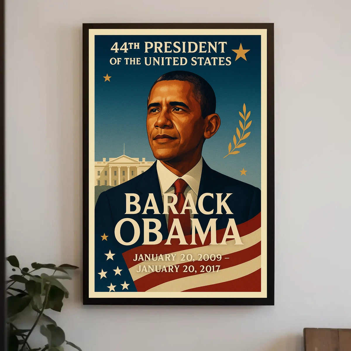 Obama Presidency Inspirational Leadership Historical or Presidential Poster