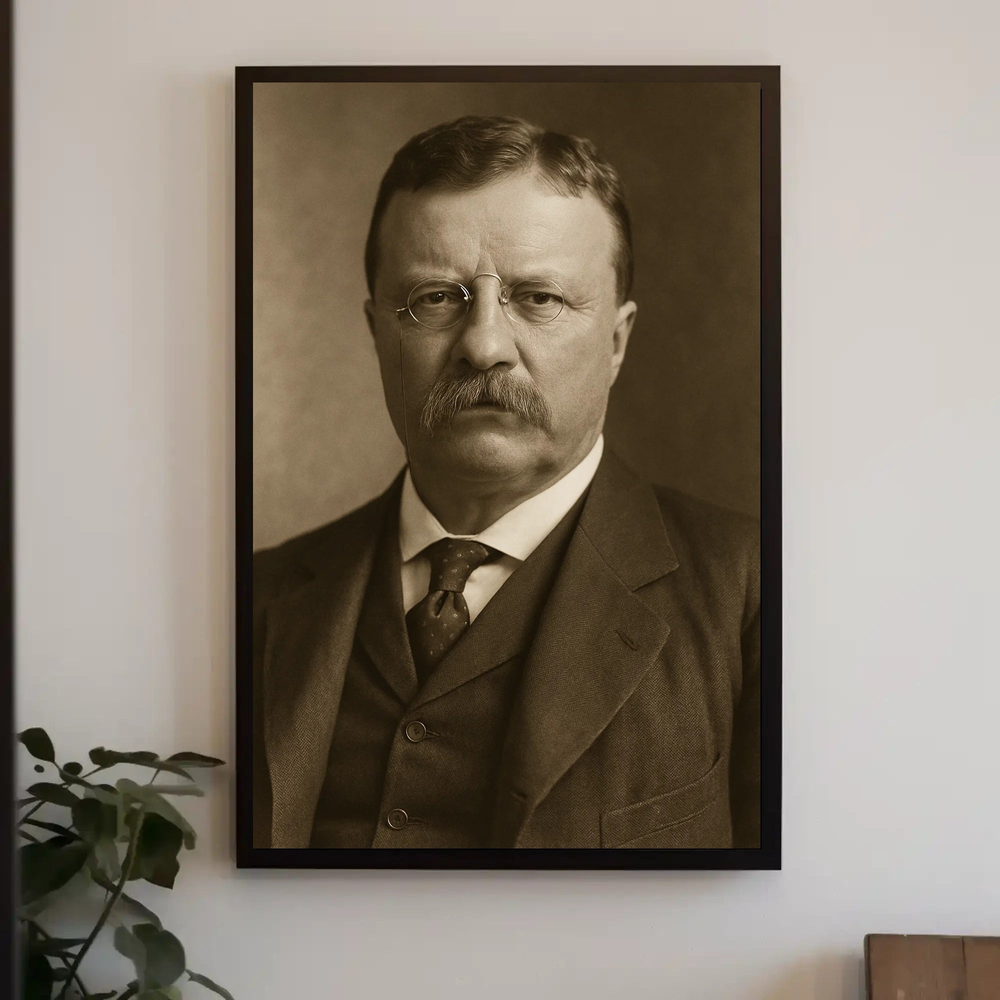 Vintage Portrait of Distinguished Gentleman Historical Poster