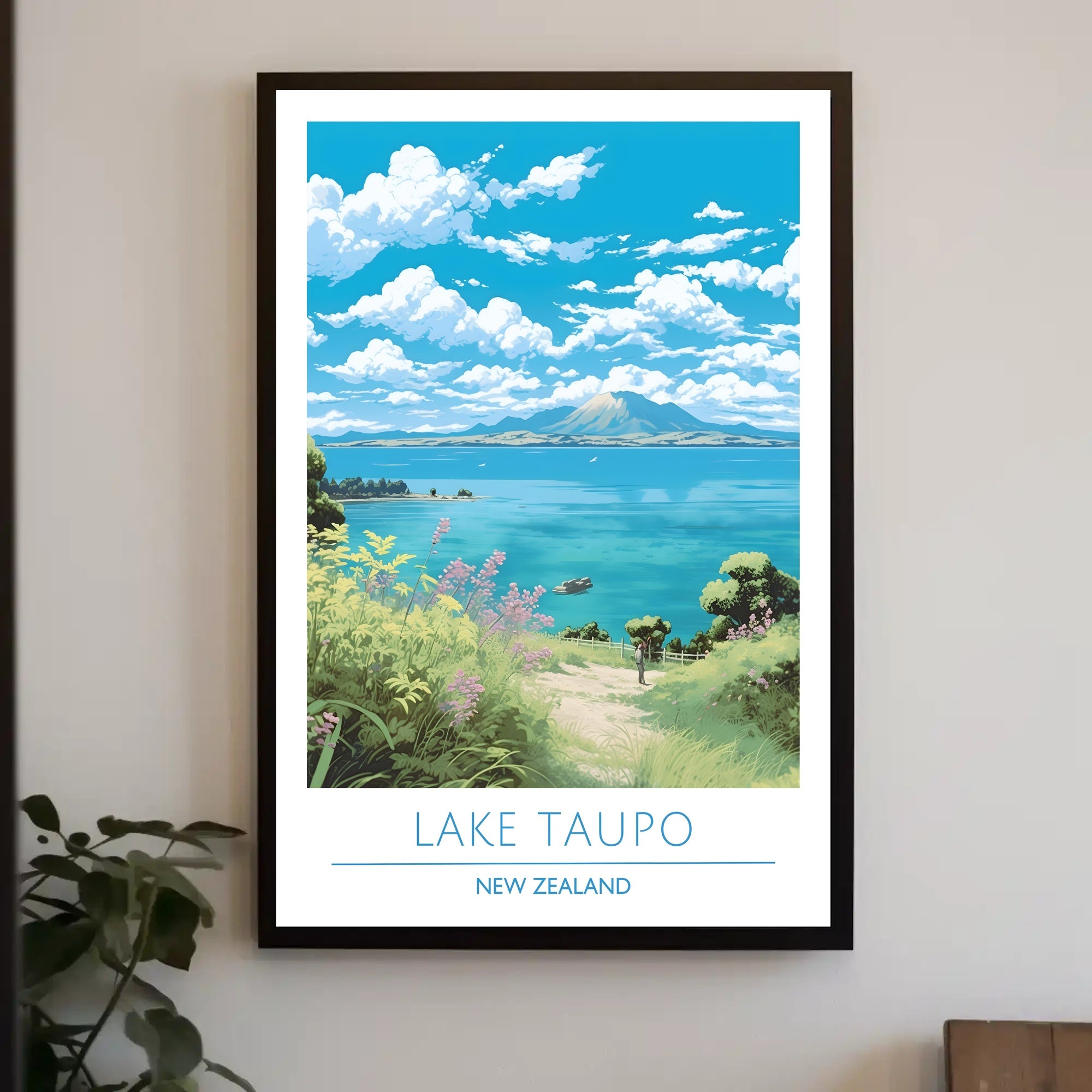 Lake Taupo Scenic Poster