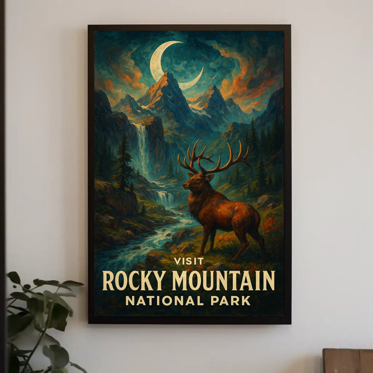 Visit Rocky Mountain National Park Poster