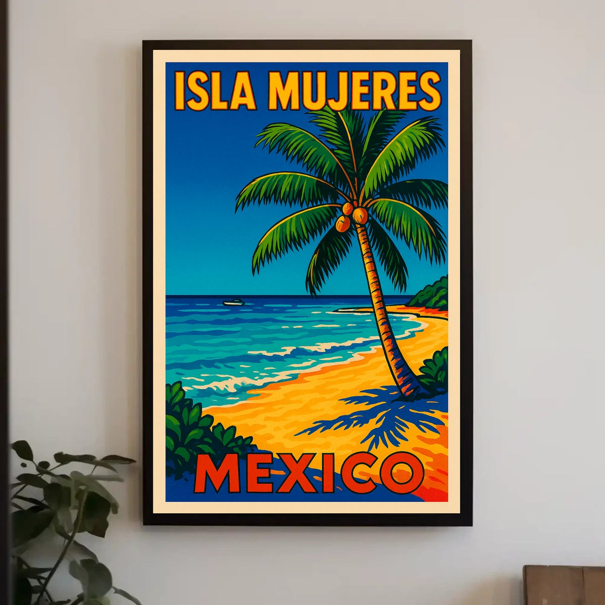 Isla Mujeres Travel Poster