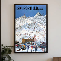 Ski Portillo Chile Vintage Travel Poster PosterGoat