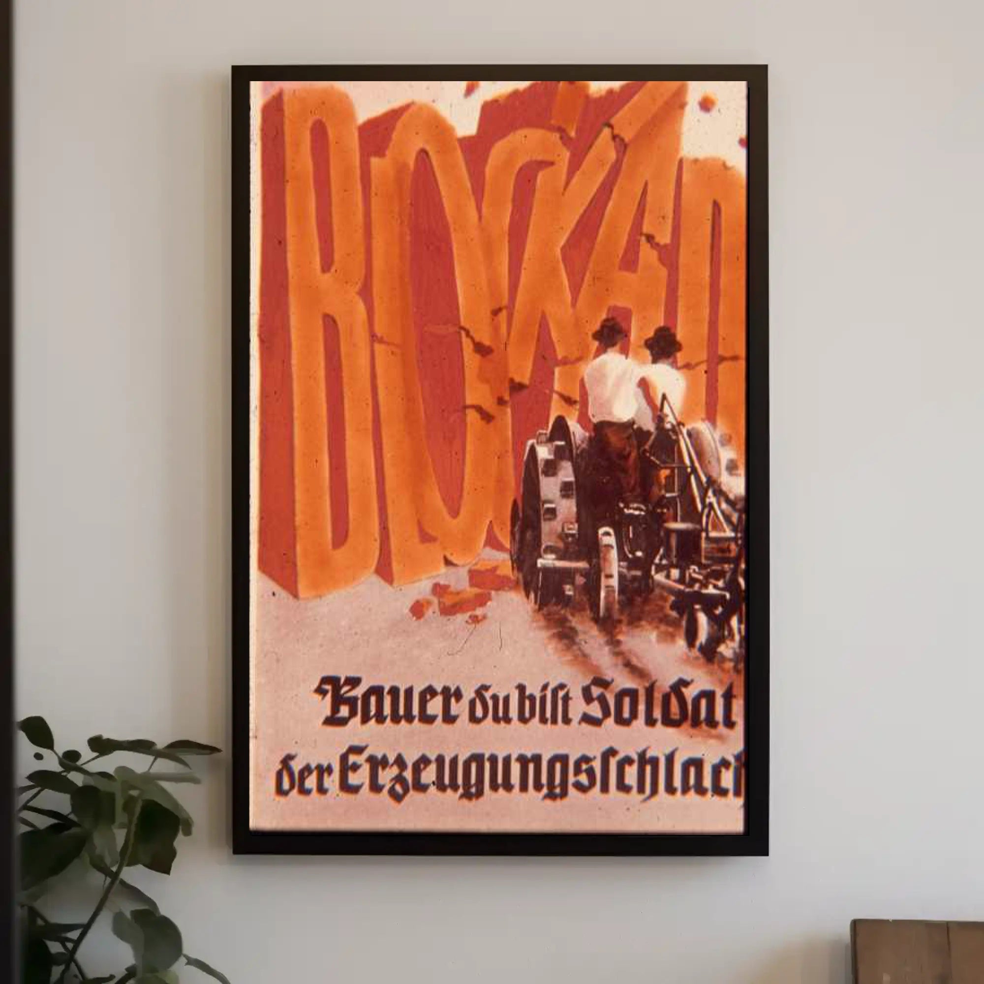 Farmer, You Are a Soldier in the Production Battle Poster PosterGoat