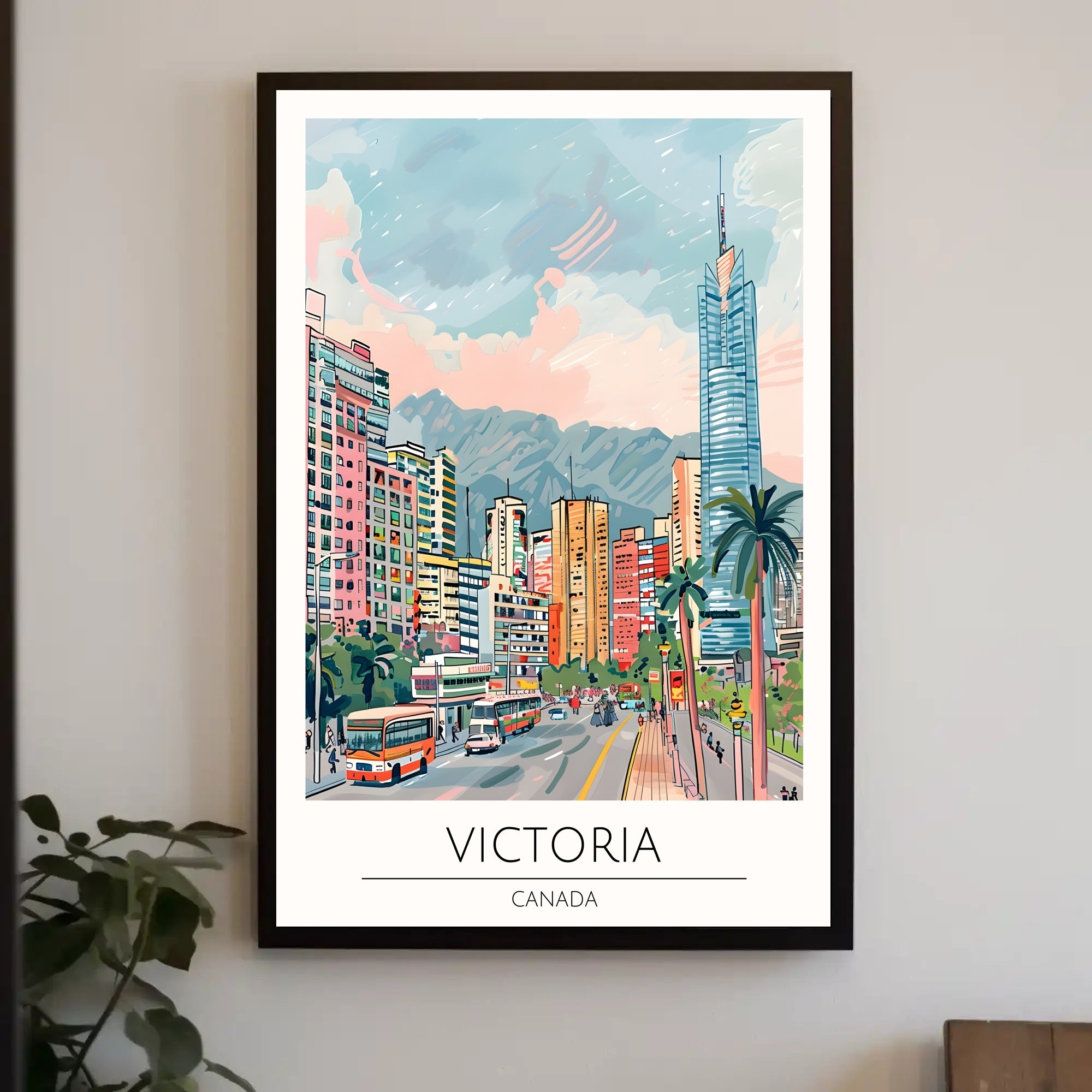 Vibrant Victoria Poster PosterGoat