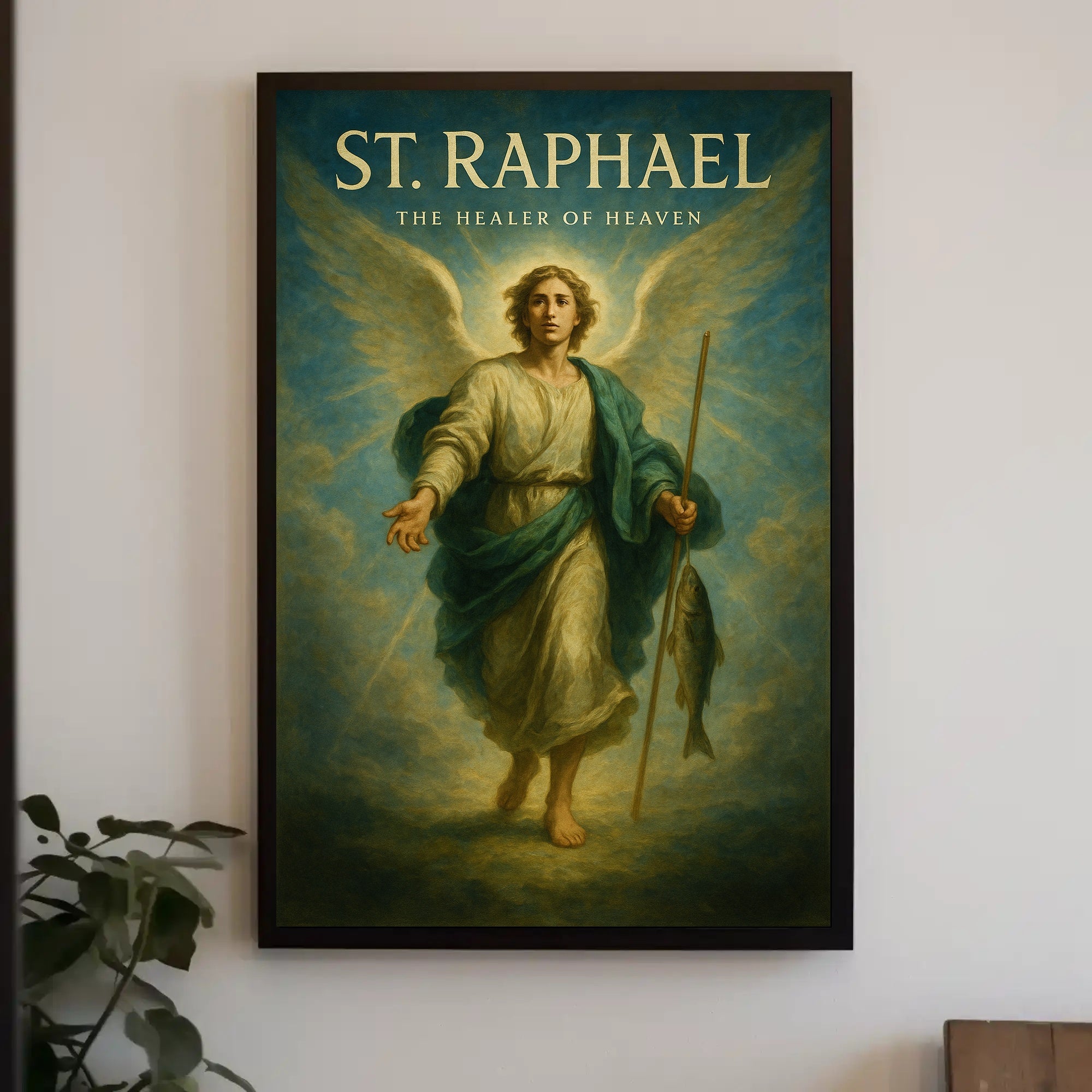 St. Raphael The Healer Poster Wall Art PosterGoat