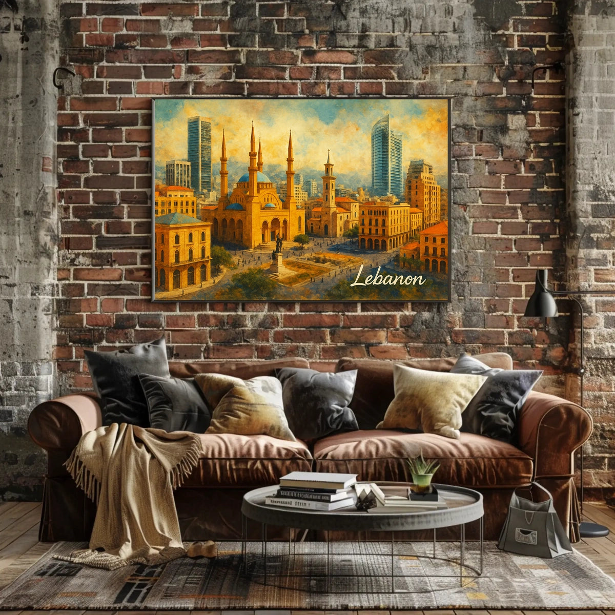 Beirut Cityscape Poster