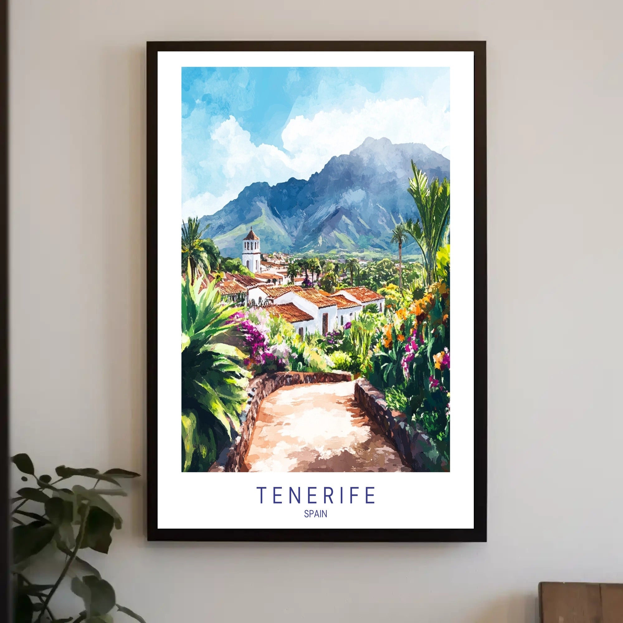 Scenic Beauty of Tenerife Poster PosterGoat