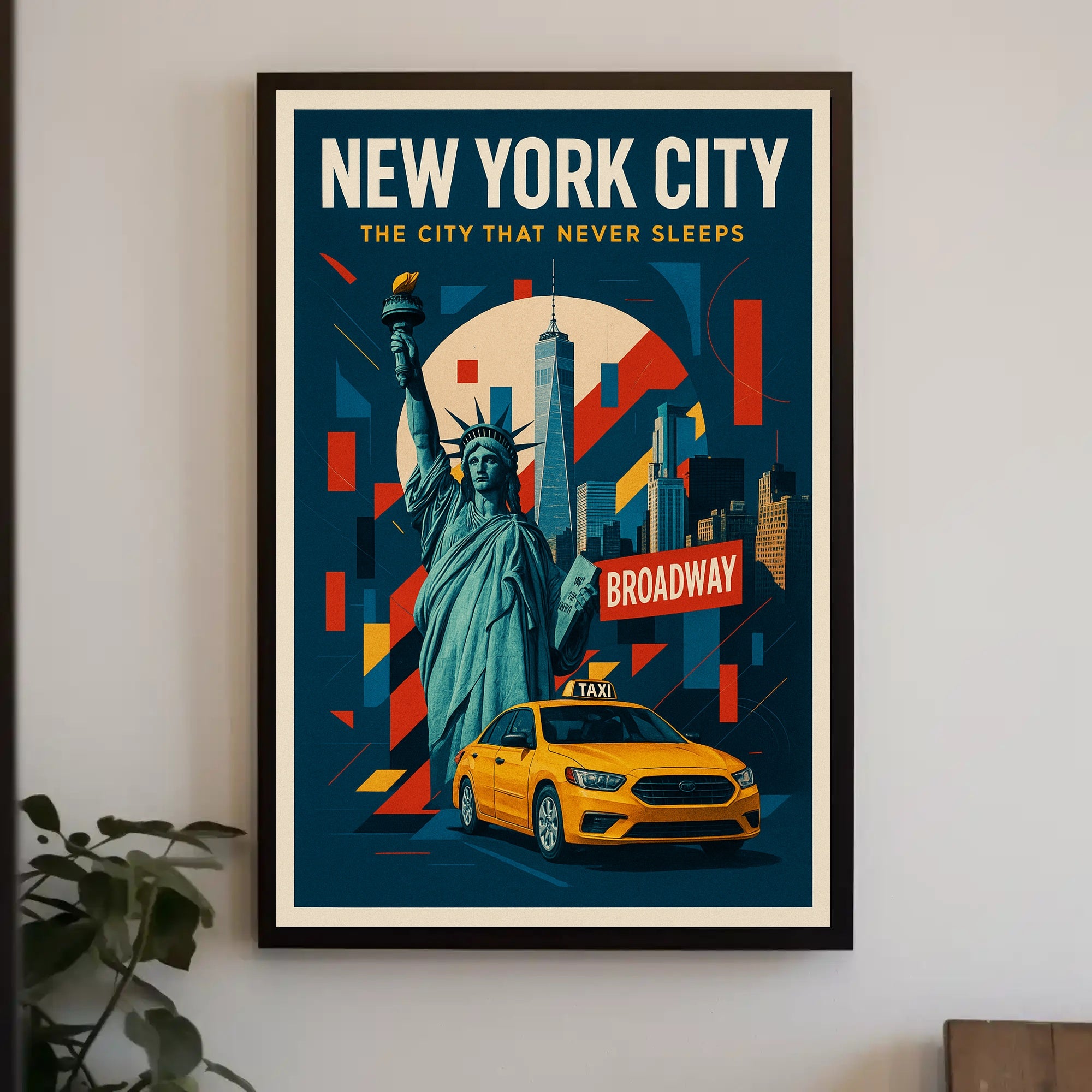 New York City The City That Never Sleeps Poster PosterGoat