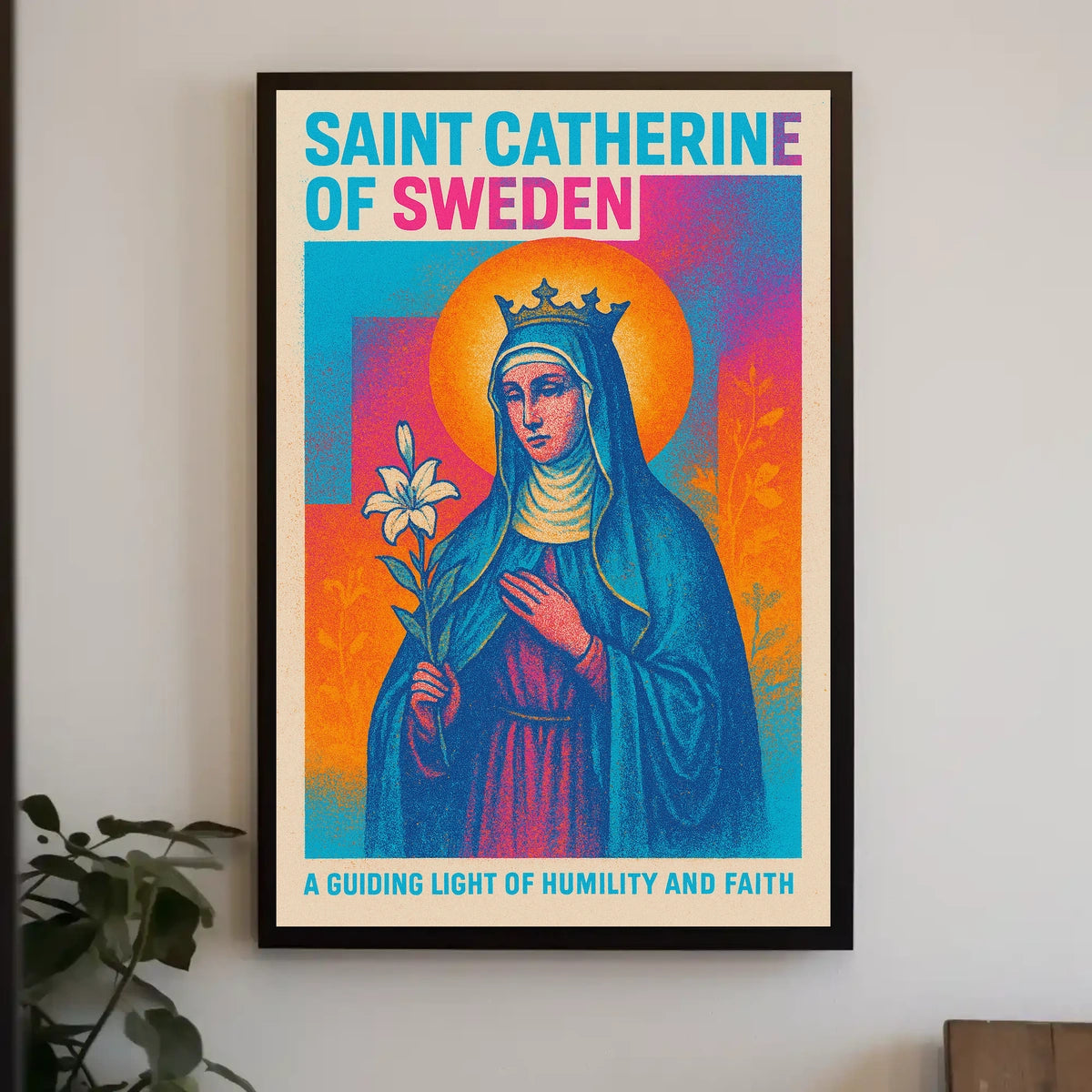 Saint Catherine of Sweden Poster