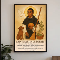 Saint Martin de Porres Poster PosterGoat