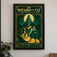 The Wizard of Oz Art Deco Fantasy Poster PosterGoat