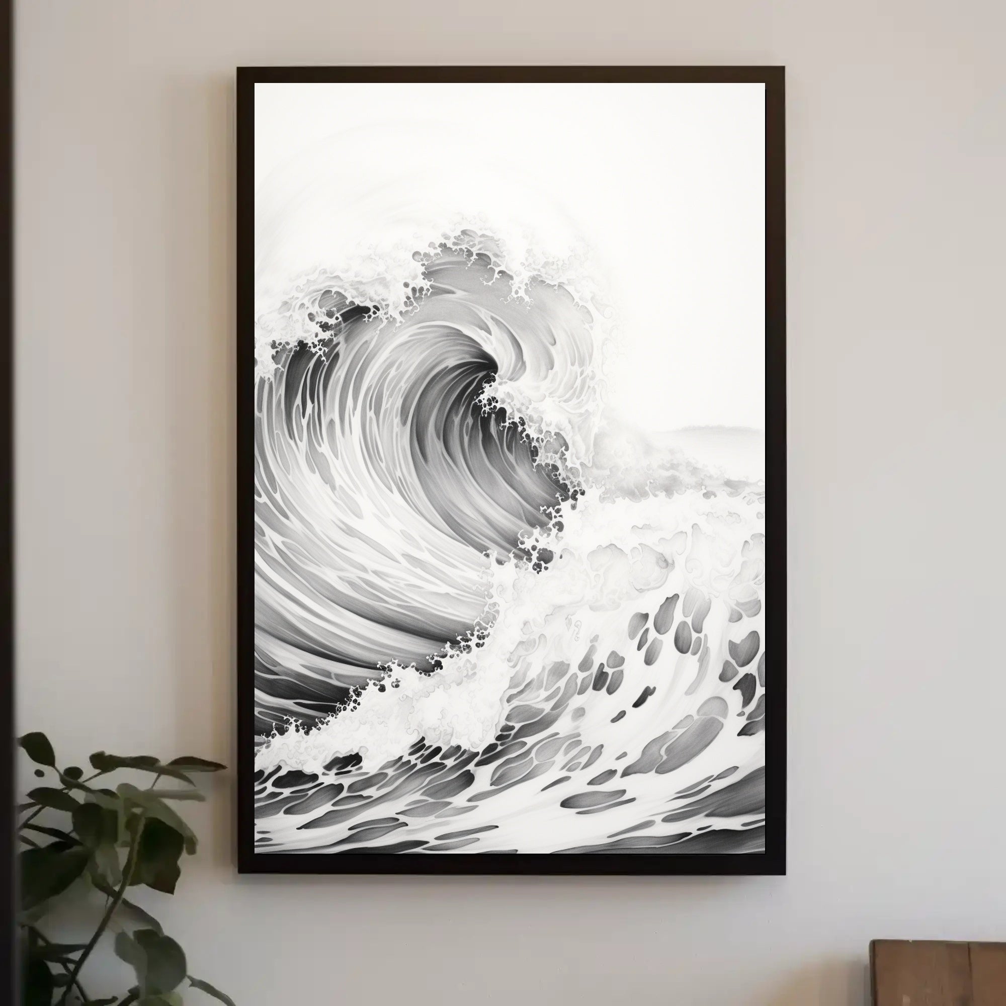 The Power Of Waves Poster