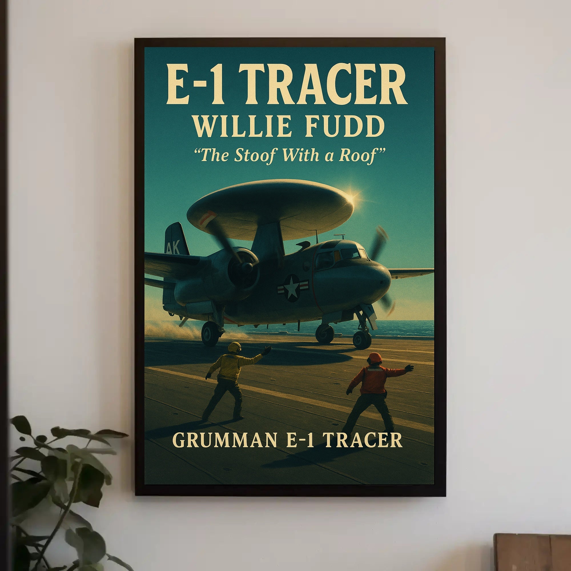 Grumman E-1 Tracer Military Recruitment Poster