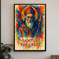 Saint Leo Great Sacred Heritage Poster