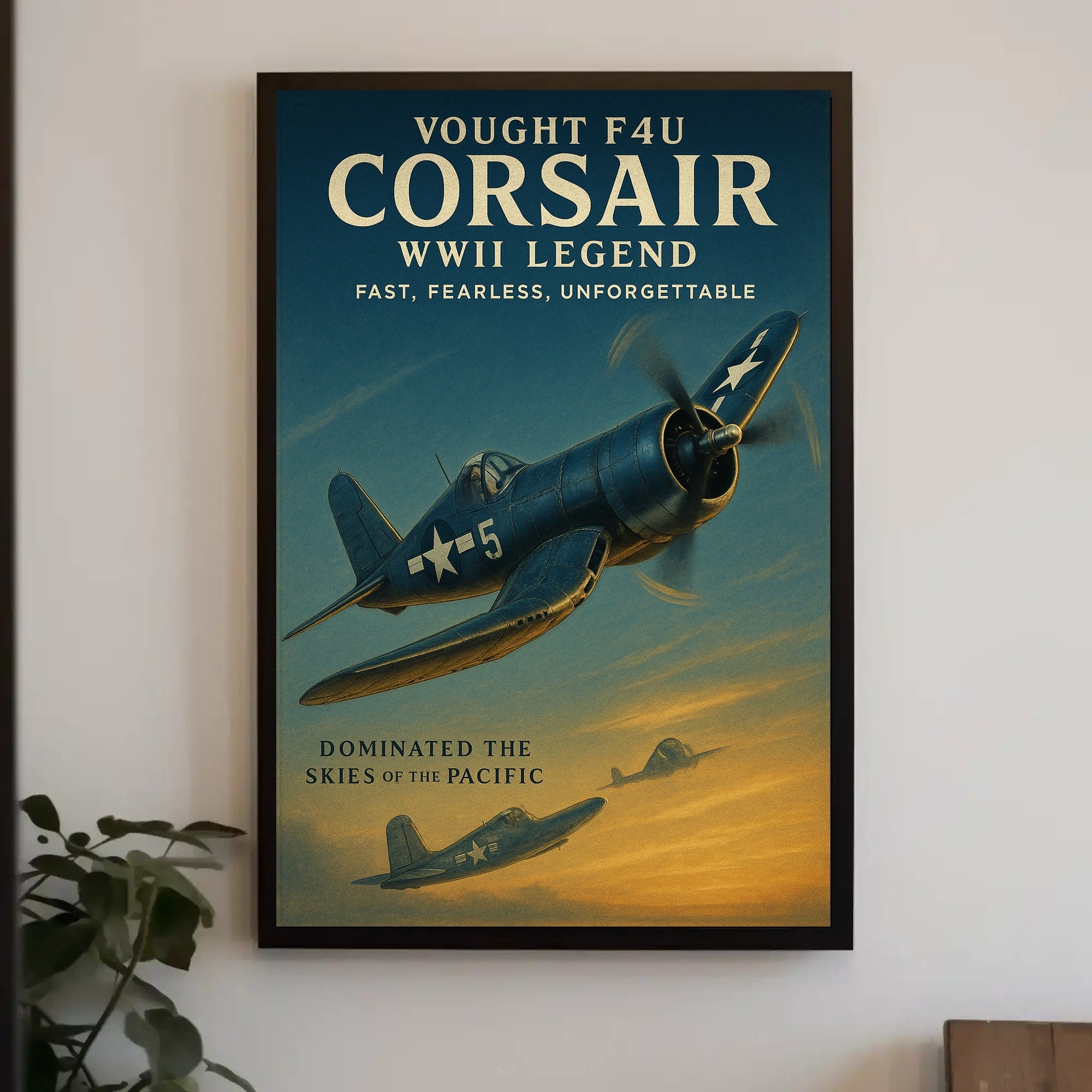 Vought F4U Corsair: WWII Legend Poster