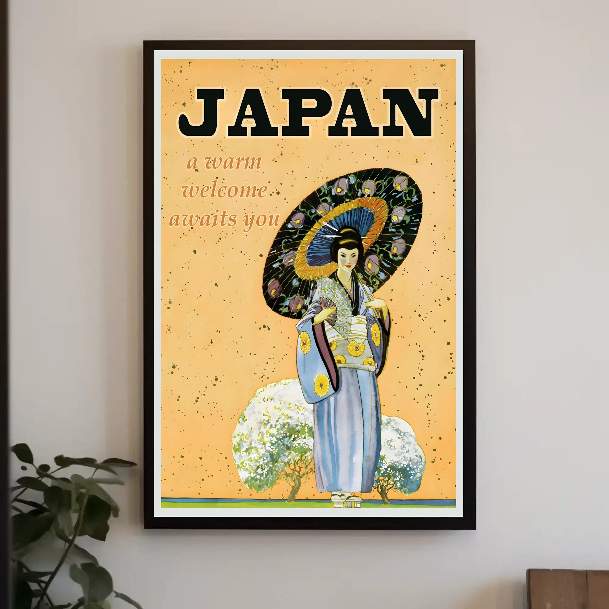 Japan Travel Inspo: Traditional Geisha Vibe Travel Poster