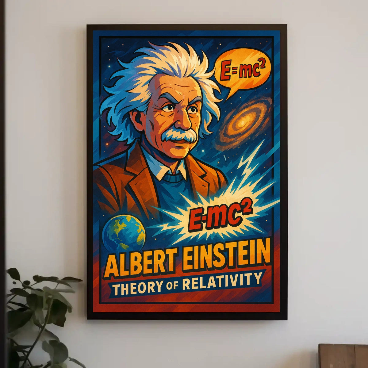 Albert Einstein Theory Of Relativity Poster