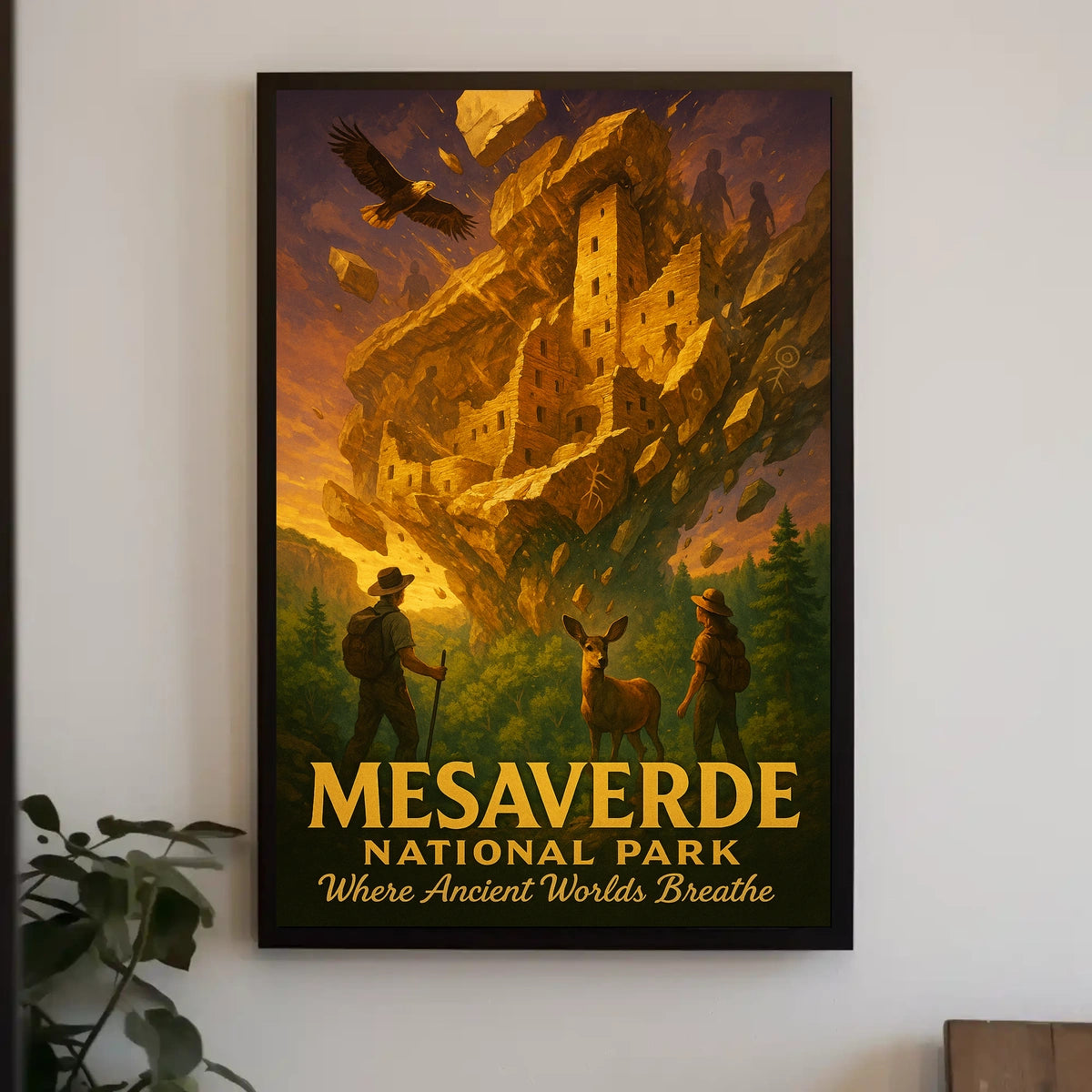 Mesa Verde Cliff Dwellings National Park Poster