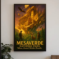 Mesa Verde Cliff Dwellings National Park Poster
