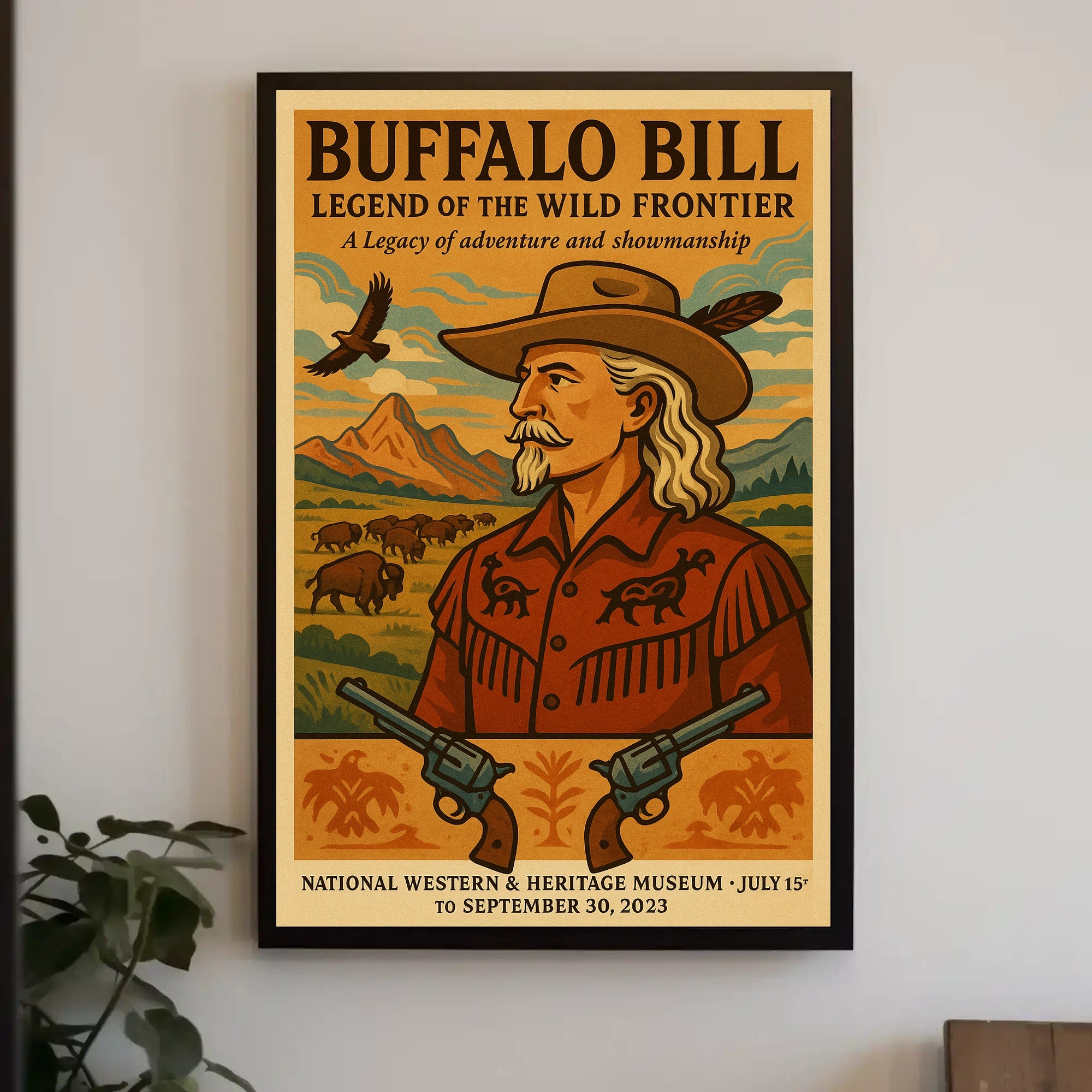 Buffalo Bill Legendary Heritage Adventure Cultural or Heritage Poster