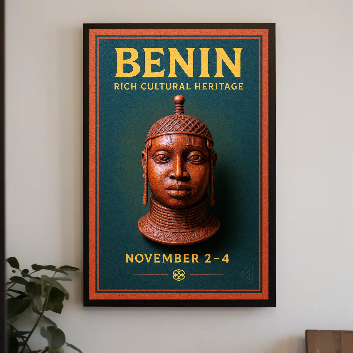 Benin Cultural Celebration Poster