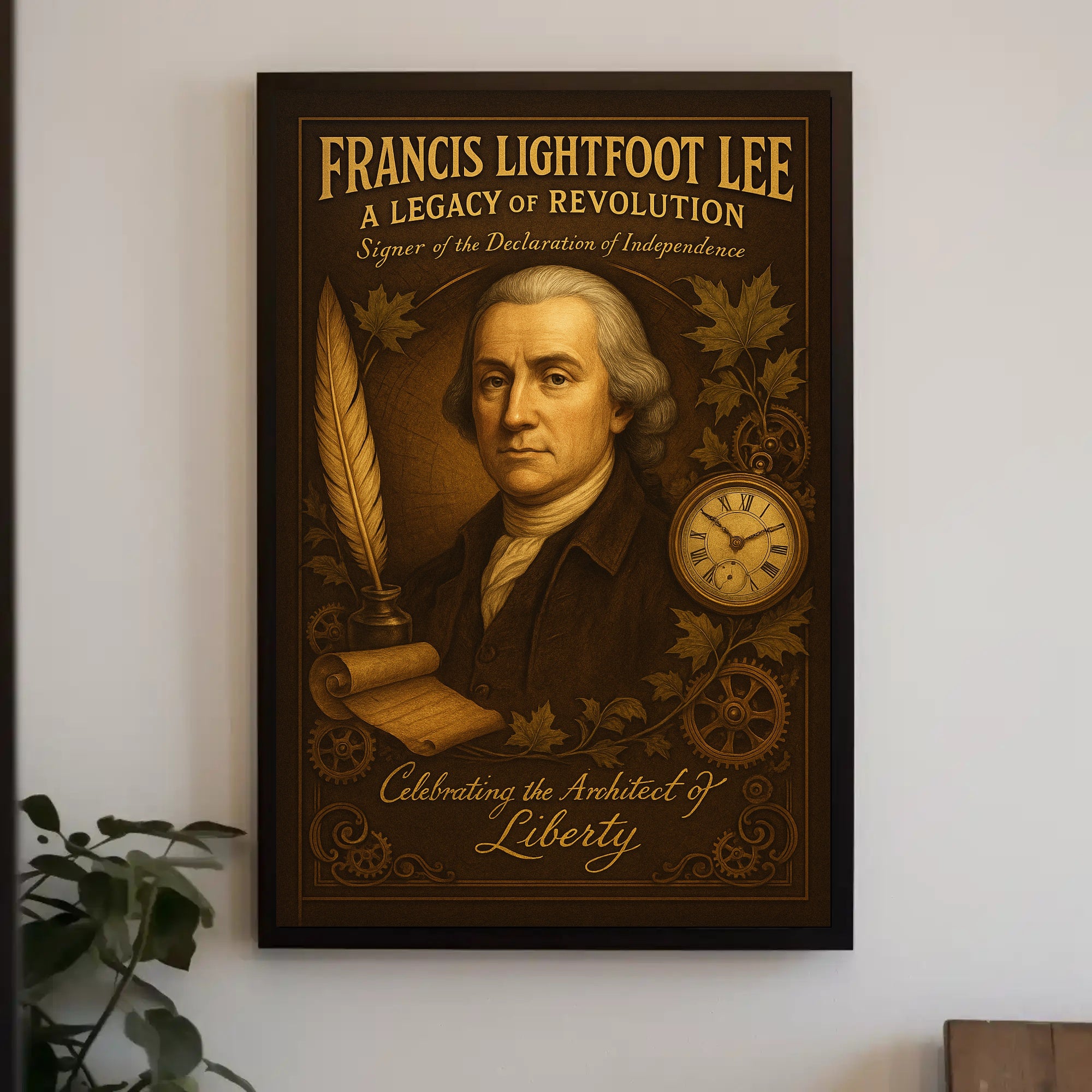 Francis Lightfoot Lee Tribute Historical or Presidential Poster