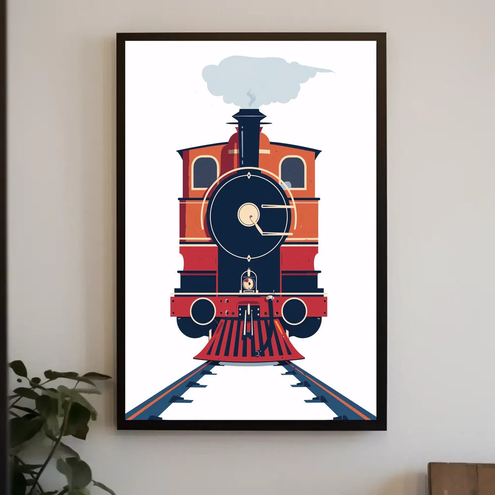 Vintage Adventure Travel Scene Poster