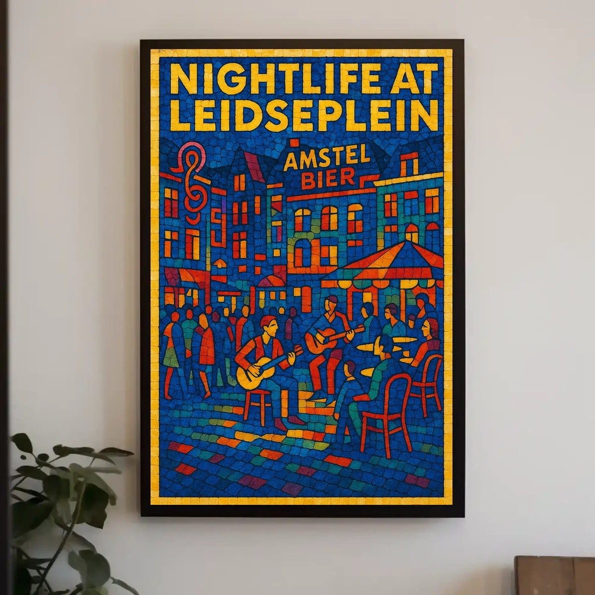 Nightlife at Leidseplein Poster