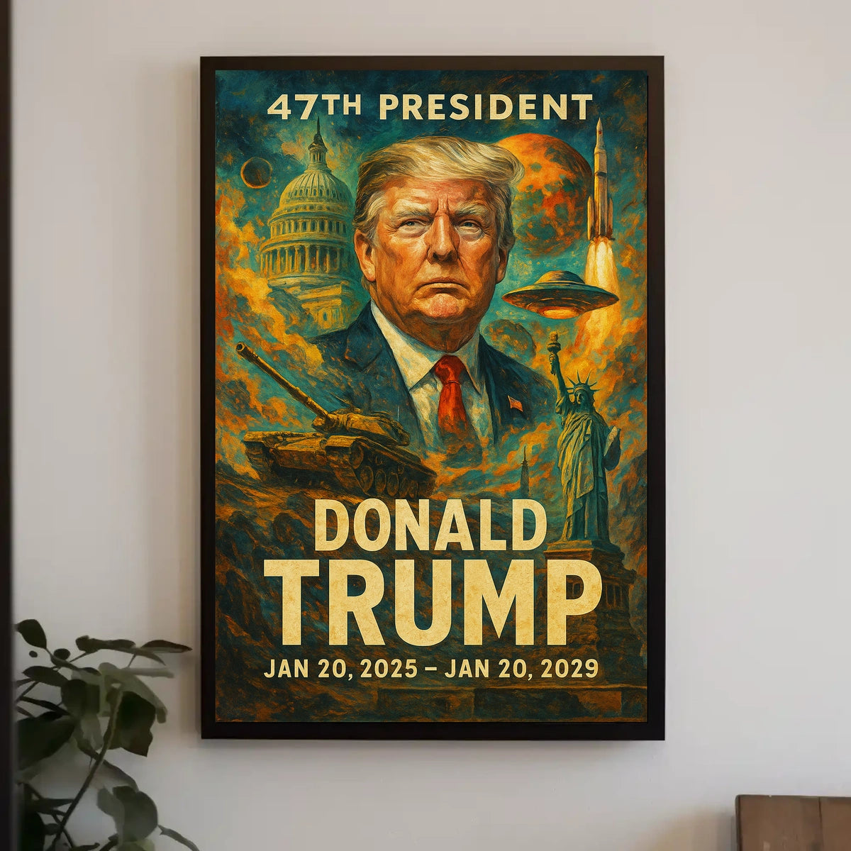 Donald Trump 47th President Poster