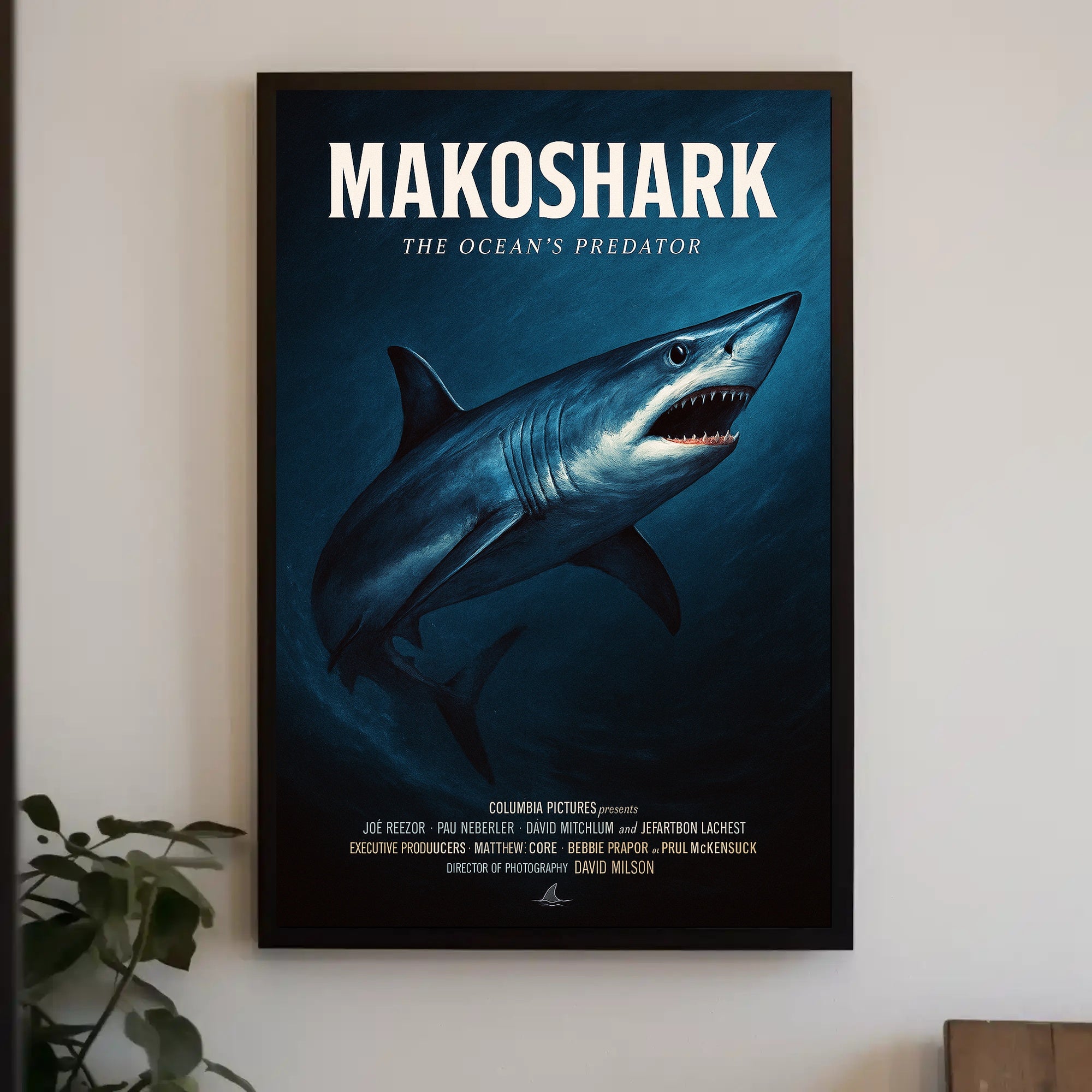 Makoshark The Oceans Predator Poster PosterGoat