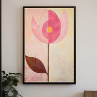 Abstract Floral Poster Modern Botanical Wall Art