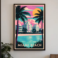 Miami Beach Paradise Poster
