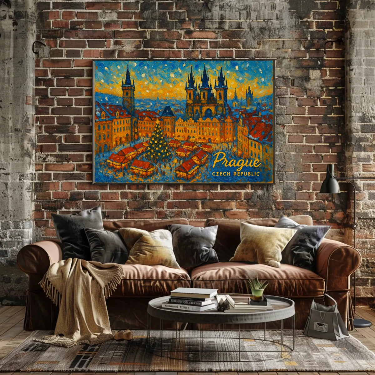 Prague Winter Market Poster