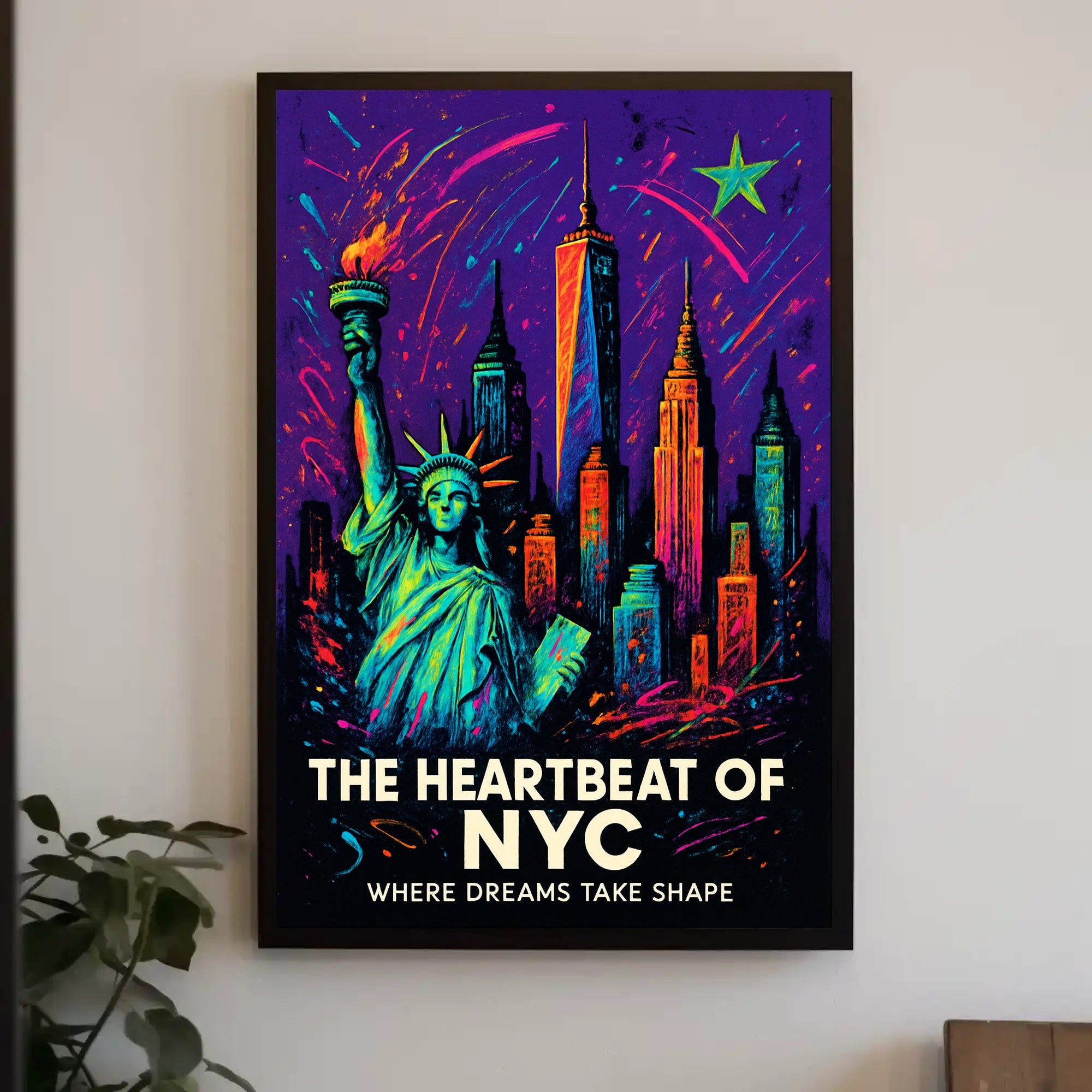 The Heartbeat Of Nyc Poster