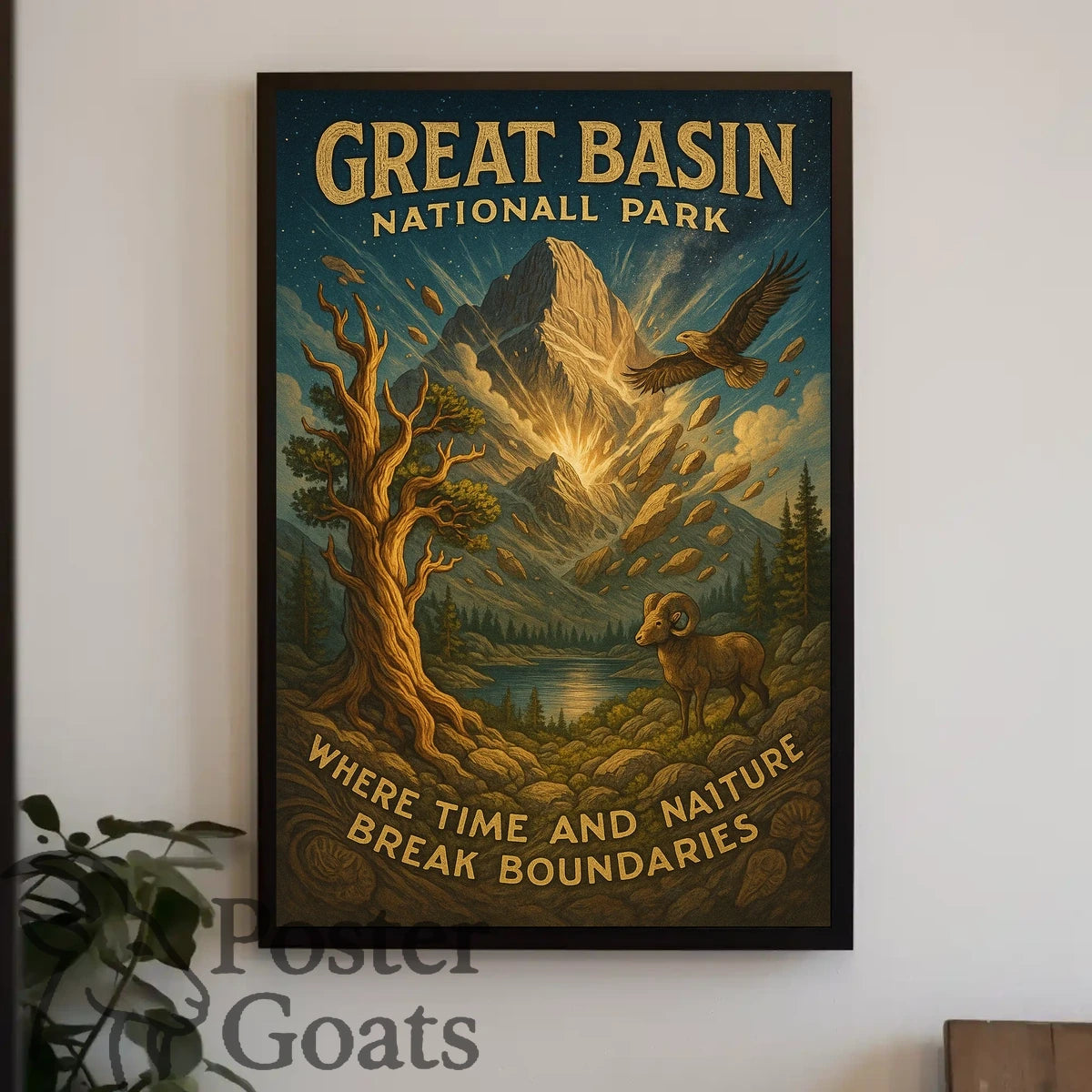 Great Basin National Park Wilderness Adventure National Park Poster