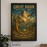 Great Basin National Park Wilderness Adventure National Park Poster