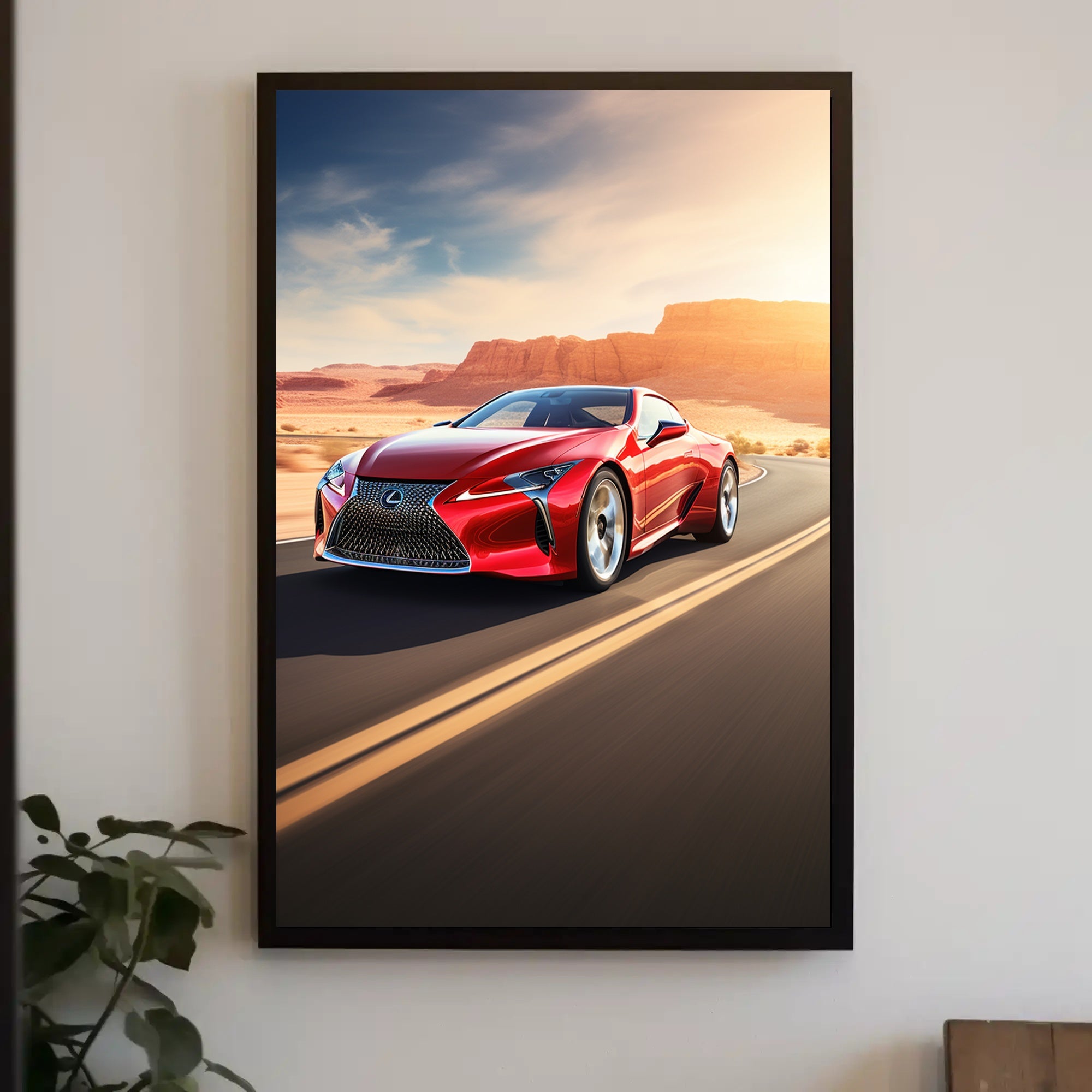 Desert Drive Poster PosterGoat