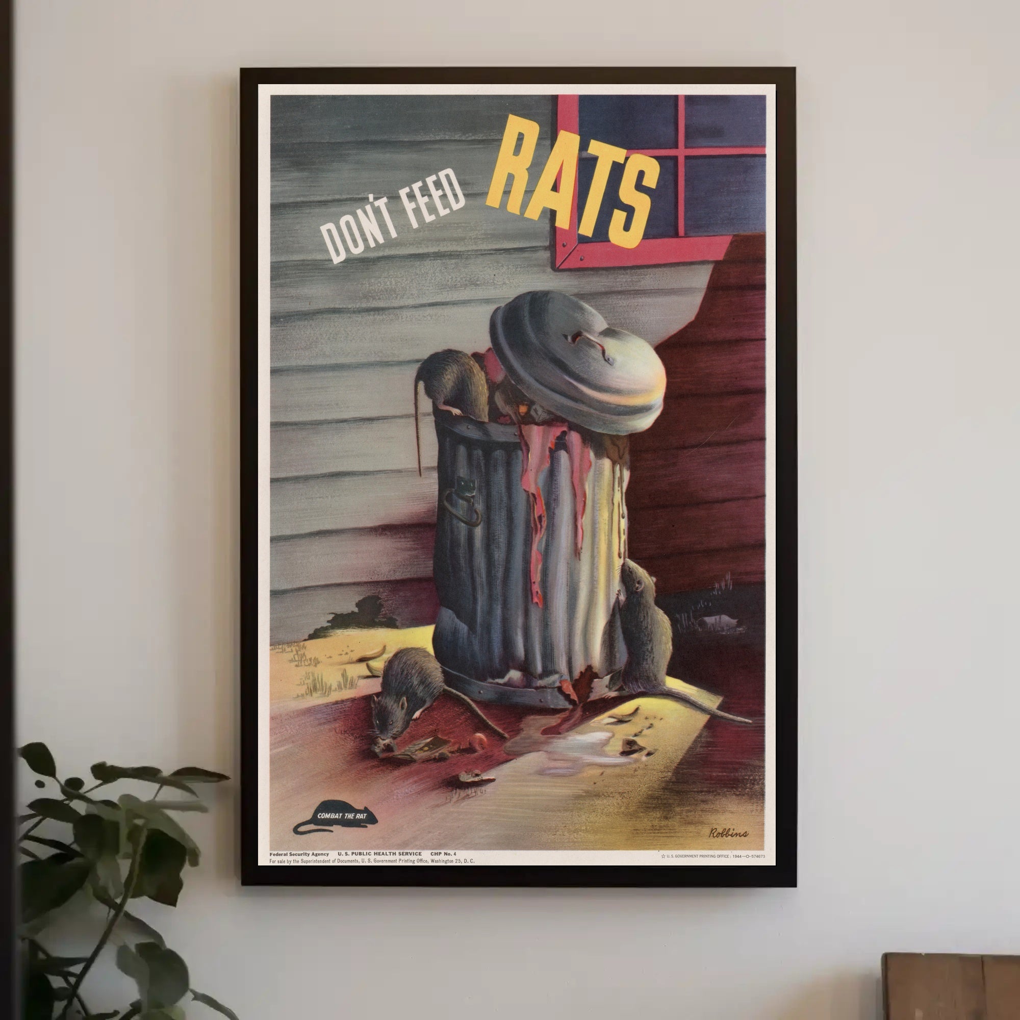 Rats and Waste Management Educational or Infographic Poster PosterGoat
