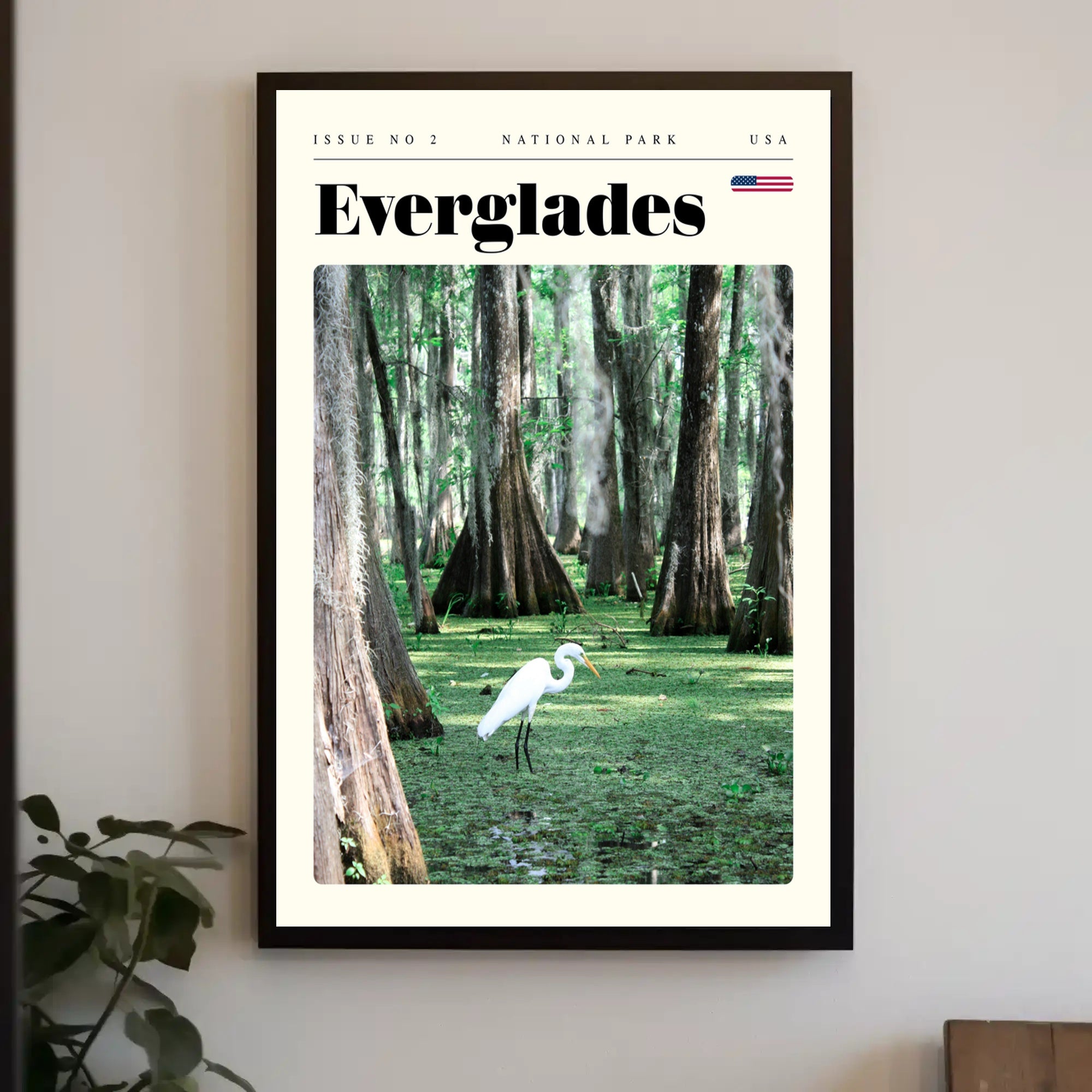Everglades National Park Travel Poster Scenic Print