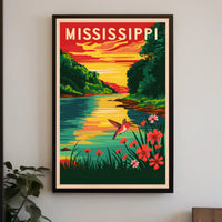 Mississippi Nature Scene Poster