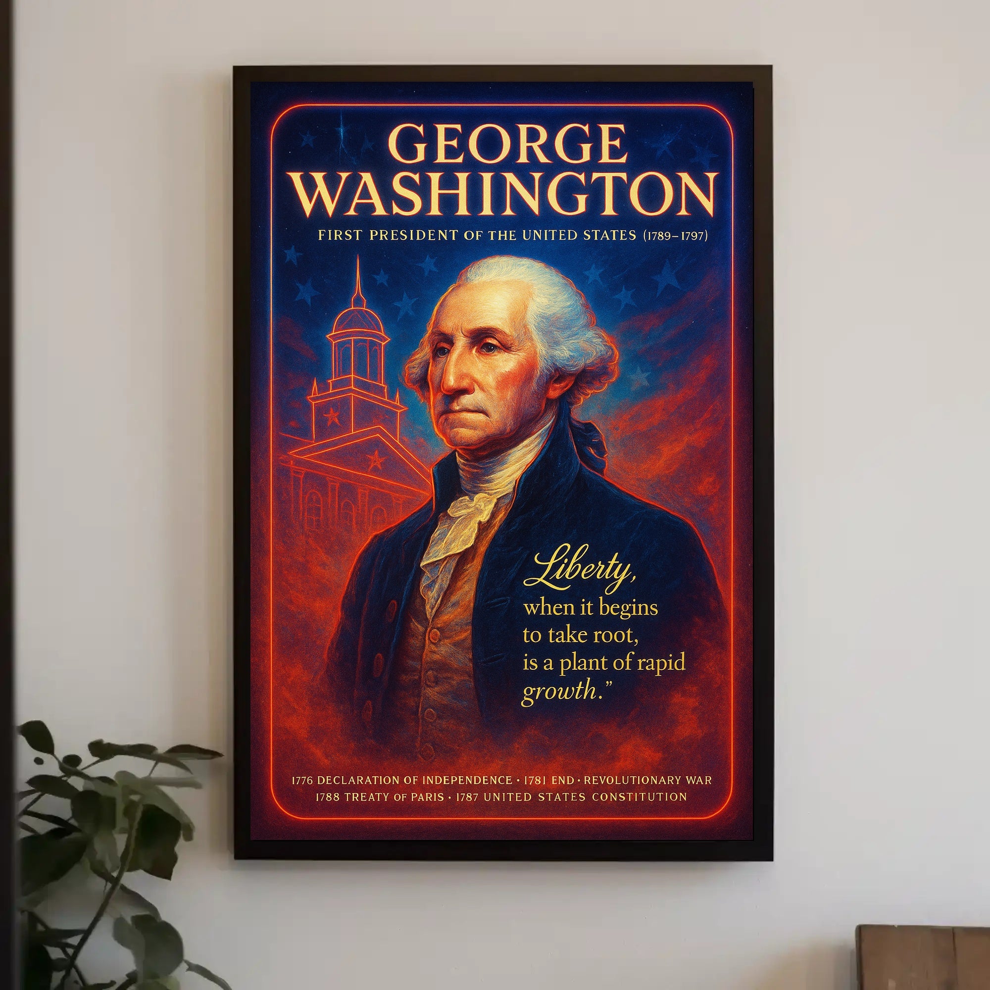 George Washington 1st President Poster PosterGoat