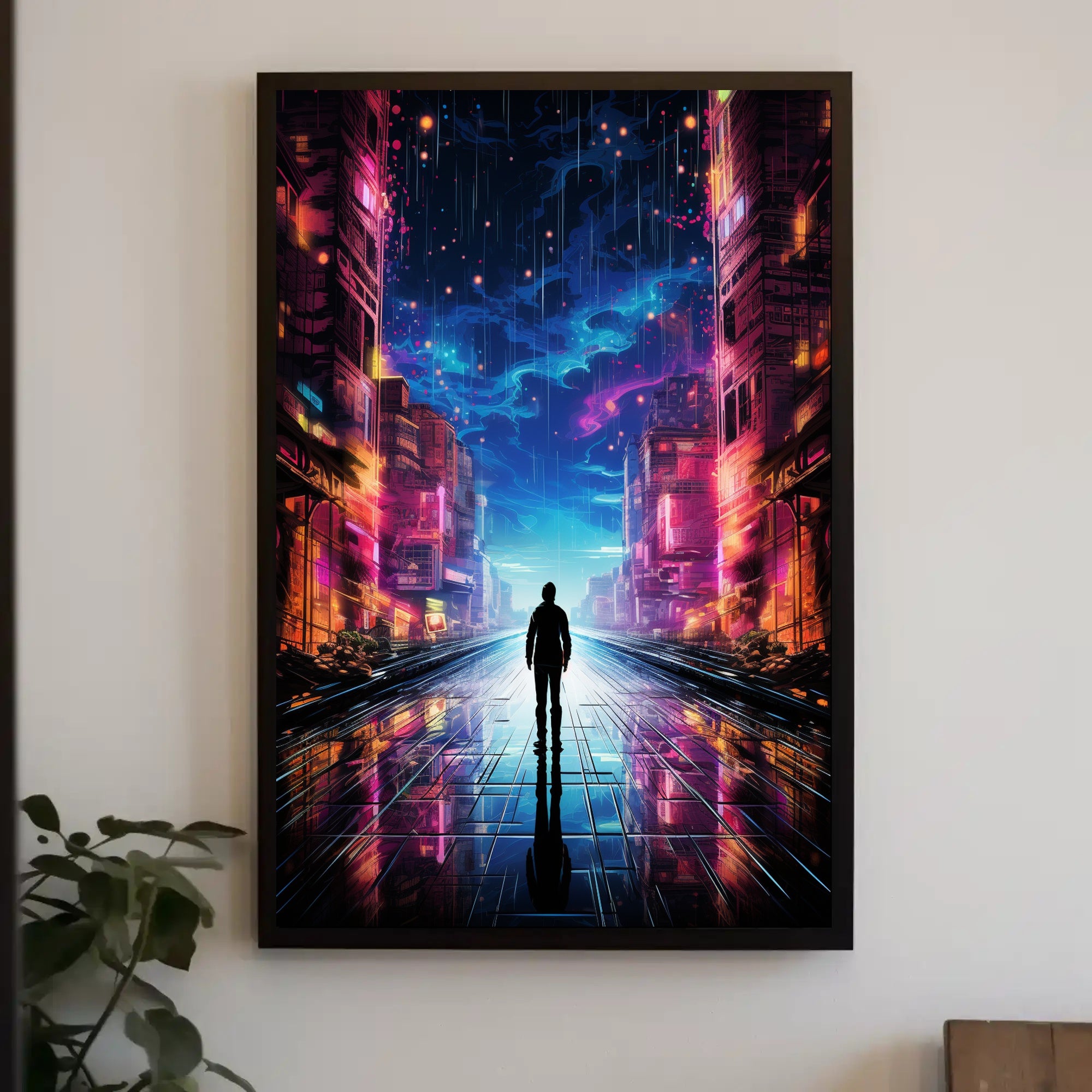 Neon City Dreams Poster