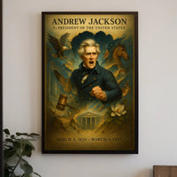 Andrew Jackson 7th President Poster
