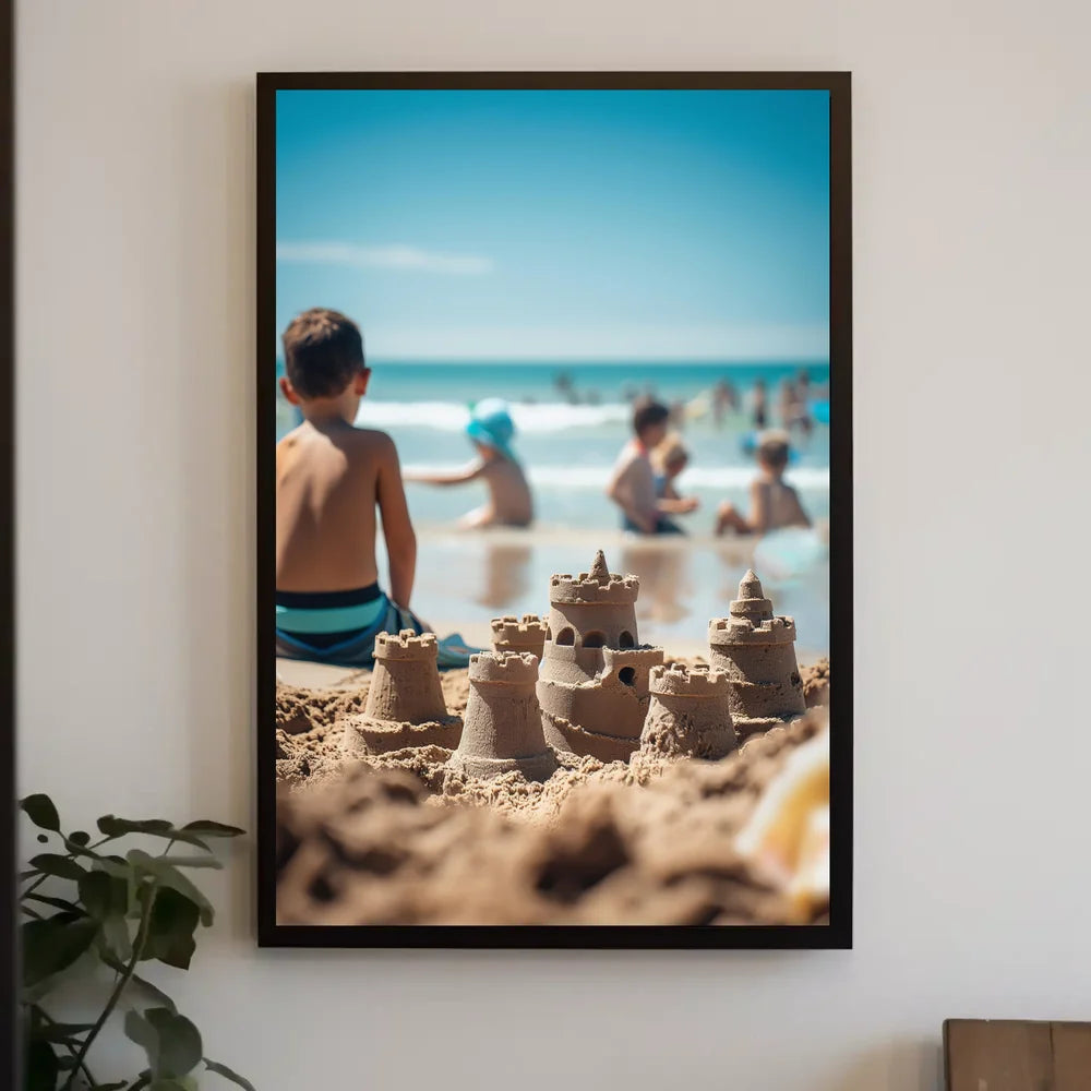 Vintage Parisian Skyline with Eiffel Tower Poster