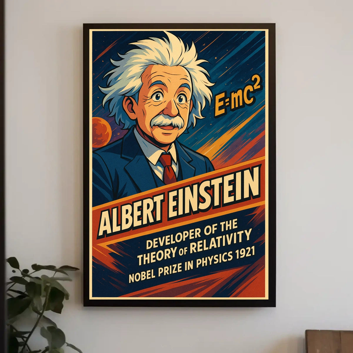 Albert Einstein Theory Of Relativity Poster