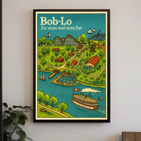 Abstract Urban Landscape Art Poster